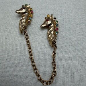 Vintage Coro Duet Horse Chatelaine